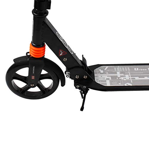 Calma Dragon Patinete Urbano, Plegable, Scooter con Grandes Ruedas 200m, para Adultos y Niños, con Manillar Ajustable, Material: Aluminio, Freno a Disco (Negro) Calma Dragon Patinete Urbano, Plegable, Scooter con Grandes Ruedas 200m, para Adultos y Niños, con Manillar Ajustable, Material: Aluminio, Freno a Disco (Negro)