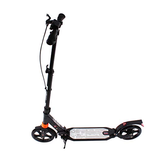 Calma Dragon Patinete Urbano, Plegable, Scooter con Grandes Ruedas 200m, para Adultos y Niños, con Manillar Ajustable, Material: Aluminio, Freno a Disco (Negro) Calma Dragon Patinete Urbano, Plegable, Scooter con Grandes Ruedas 200m, para Adultos y Niños, con Manillar Ajustable, Material: Aluminio, Freno a Disco (Negro)