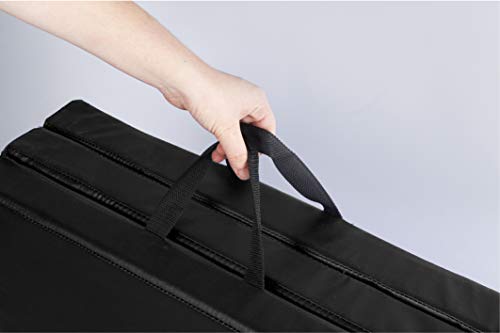 CalmaDragon 85620 Colchoneta Gimnasia Espuma PU Impermeable Alfombra de Protección en 3 Paneles Plegables Grosor 6Cm, Largo 180cm, Ancho 60cm (Negro) CalmaDragon 85620 Colchoneta Gimnasia Espuma PU Impermeable Alfombra de Protección en 3 Paneles Plegables Grosor 6Cm, Largo 180cm, Ancho 60cm (Negro)
