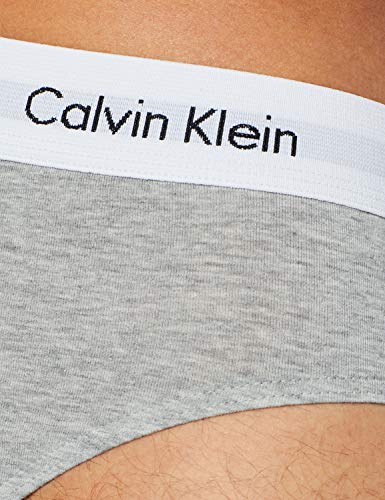 Calvin Klein 3P Hip Brief, Calzoncillos para Hombre (3 unidades), Multicolor (Blanco/Gris/Negro 998), Medium