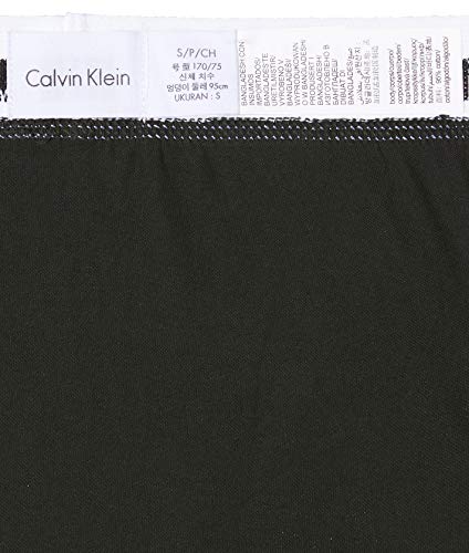 Calvin Klein 3P Hip Brief, Calzoncillos para Hombre (3 unidades), Negro (Black), Large