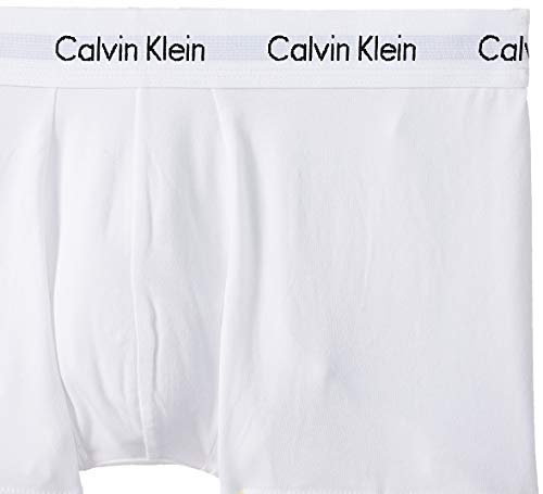 Calvin Klein 3p Low Rise Trunk Bóxer, Multicolor (White/Red/Navy), M (Pack de 3) para Hombre Calvin Klein 3p Low Rise Trunk Bóxer, Multicolor (White/Red/Navy), M (Pack de 3) para Hombre