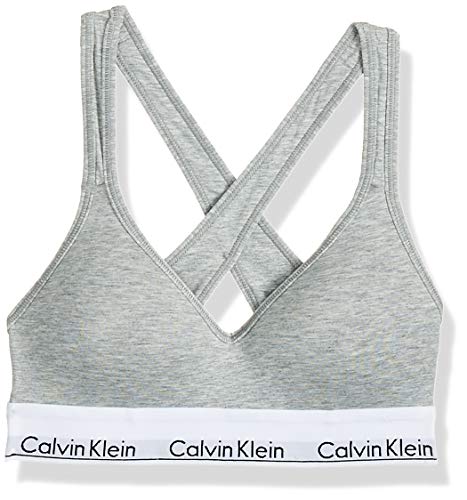 Calvin Klein Bralette Lift Sujetador Deportivo, Grau (Grey Heather 020), M para Mujer