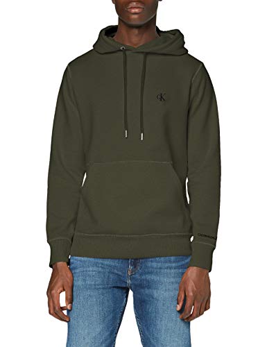 Calvin Klein CK Essential Regular Hoodie Suéter, Deep Depth, S para Hombre