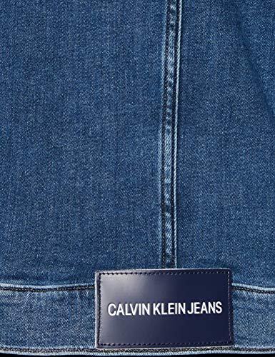 Calvin Klein Foundation Slim Denim Jacket Chaqueta Vaquera, Aa081 Mid Blue, M para Hombre