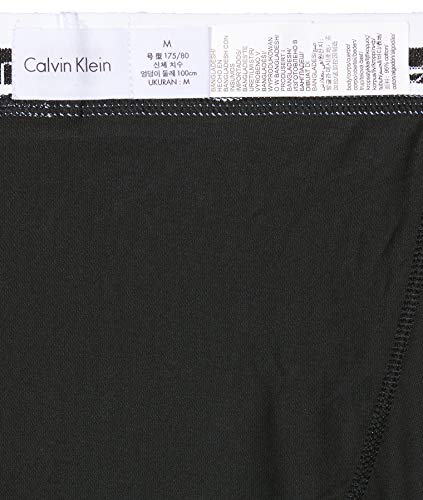 Calvin Klein Hombre - Pack de 3 bóxers de tiro medio - Cotton Stretch, Negro, L, (Pack de 3)