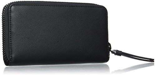 Calvin Klein Luna Large Ziparound, Cartera para Mujer, Negro (Black), 3x14x22 cm (W x H x L)