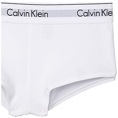 Calvin Klein Modern Cotton Ropa Interior, Blanco (100), XS para Mujer