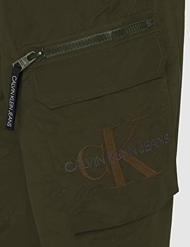 Calvin Klein Oversized Cargo Zip Pocket Pant Pantalones, Profundidades Profundas, 3238 para Hombre