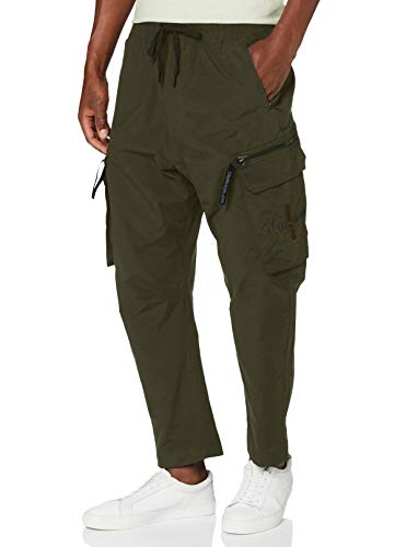 Calvin Klein Oversized Cargo Zip Pocket Pant Pantalones, Profundidades Profundas, 3238 para Hombre Calvin Klein Oversized Cargo Zip Pocket Pant Pantalones, Profundidades Profundas, 3238 para Hombre