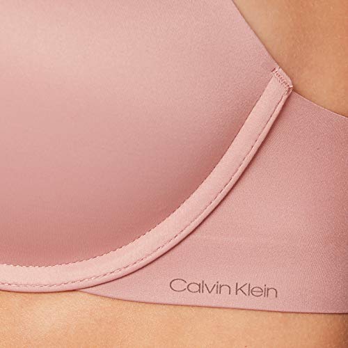 Calvin Klein Push Up Plunge Almohadillas y Rellenos de Sujetador, Rosa (Alluring Blush ABH), (Talla del Fabricante: 0A34) para Mujer