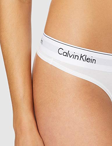 Calvin Klein Underwear, Braguitas para Mujer, Blanco (WHITE 100), M Calvin Klein Underwear, Braguitas para Mujer, Blanco (WHITE 100), M