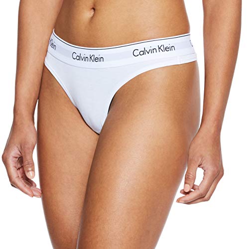 Calvin Klein Underwear, Braguitas para Mujer, Blanco (WHITE 100), M