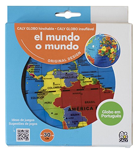 Caly - Esfera del mundo político hinchable, 30 cm, castellano (CAGLOBO30) Caly - Esfera del mundo político hinchable, 30 cm, castellano (CAGLOBO30)