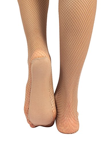 CALZITALY Resistentes Medias de Rejilla con Suela Confort | Medias de Baile Salsa, Bachata | Naturales, Negros | Calcetería Italiana | (S, Natural) CALZITALY Resistentes Medias de Rejilla con Suela Confort | Medias de Baile Salsa, Bachata | Naturales, Negros | Calcetería Italiana | (S, Natural)