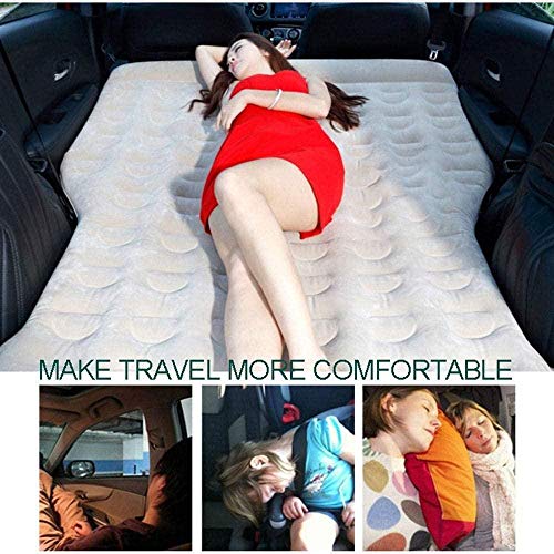 Cama de viaje Cama inflable Suv colchón de aire colchón de aire, automóvil Colchón inflable, inflable banco de asiento de coche, for del resto del sueño y movimiento íntimo 5-21 ( Color : Green )