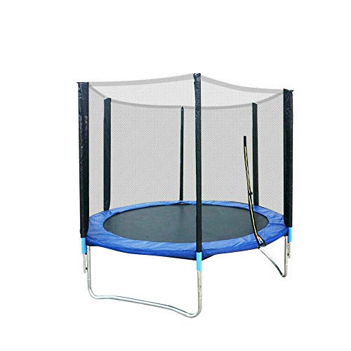 Cama Elástica Con Red De Seguridad ø183cm Trampolín Redonda Para Niños Jardín Fitness Máximo 250kg