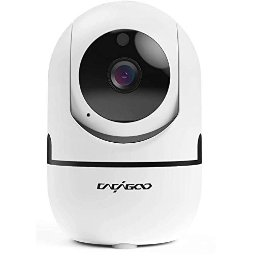 Cámara de Vigilancia 1080P Wifi con Visión Nocturna, Cámara de Mascota,Audio de 2 Vías, Giro / Inclinación, Detección de Movimiento, Alarma Email, Cámara de Seguridad