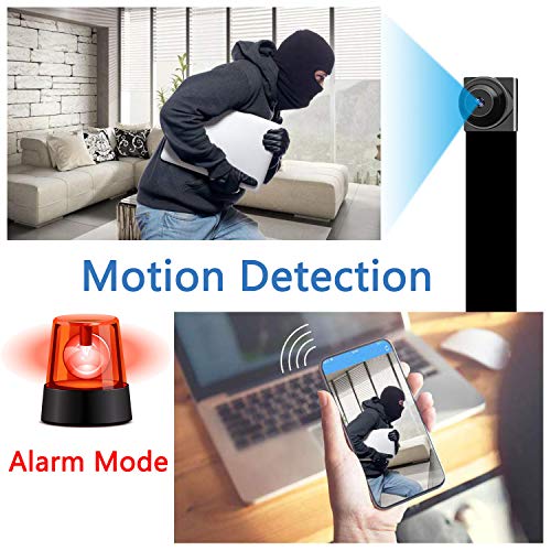 Cámara espía ocultada P2P, cámara inalámbrica Super Mini 1080P Video de Seguridad con detección de Movimiento, App Control para iOS y Android