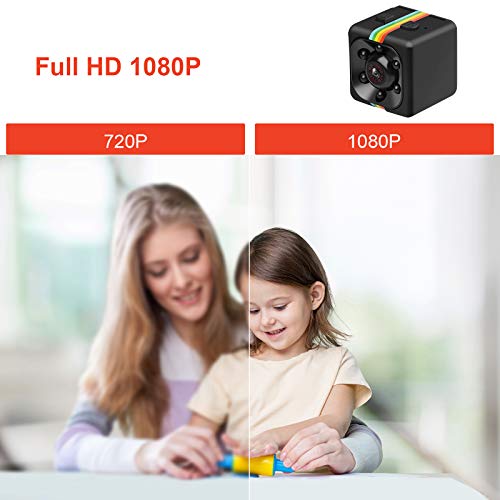 Cámara Spy HD Videocámara 1080P Mini cámara espía cámara Secreta Visión Nocturna FOV120 Deportes DV Video Recorder, pequeña cámara de vigilancia para el hogar