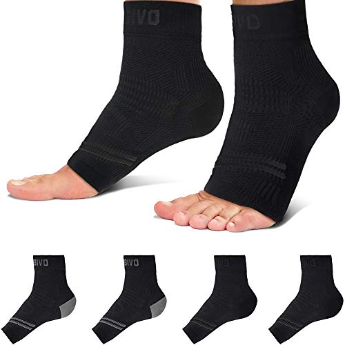 CAMBIVO 2 x Tobilleras para Esguince, Calcetines de Compresión para Hombres y Mujeres, Tobilleras Deportivas Transpirables para Deporte, Fútbol, Fitness