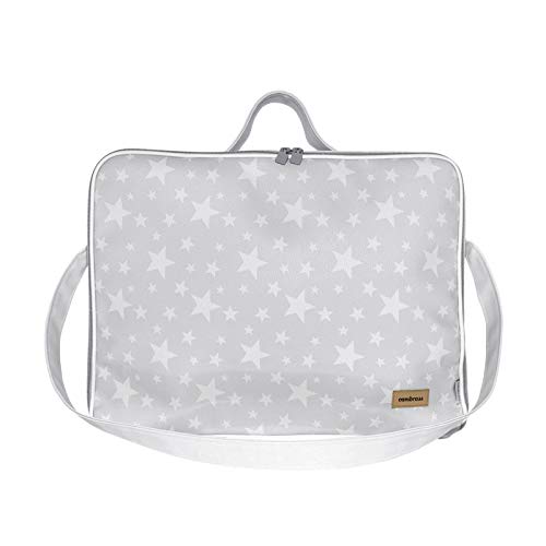 Cambrass Etoile - Bolso maternidad maleta para clínica, 12 x 47 x 36 cm, color gris