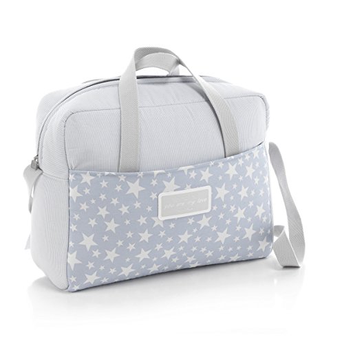 Cambrass Star - Bolso maternal tipo maleta, 32 x 39 x 17 cm, color azul celeste