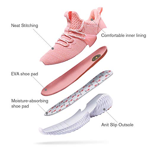 CAMEL CROWN Zapatillas de Deporte para Mujer, Zapatos de Running, Zapatos Deportivos Caminar Gimnasia Ligero Fitness Casual Sneakers Outdoor Calzado con Cordones CAMEL CROWN Zapatillas de Deporte para Mujer, Zapatos de Running, Zapatos Deportivos Caminar Gimnasia Ligero Fitness Casual Sneakers Outdoor Calzado con Cordones
