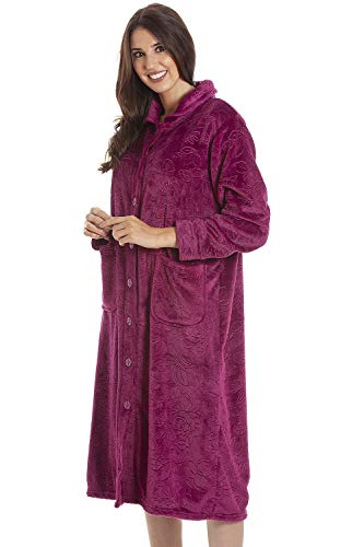 Camille Batas de casa de Varios Botones para Mujer 38/40 Burg Camille Batas de casa de Varios Botones para Mujer 38/40 Burg