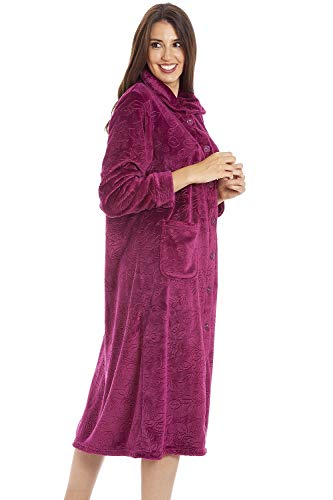 Camille Batas de casa de Varios Botones para Mujer 38/40 Burg Camille Batas de casa de Varios Botones para Mujer 38/40 Burg