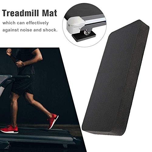 Caminadora Tapete, 6PCs Antideslizante Resistente Equipment Tapete Cojín Impermeable Sonido Aislamiento Amortiguador Caminadora Esterilla para Madera Dura Suelos - Negro Caminadora Tapete, 6PCs Antideslizante Resistente Equipment Tapete Cojín Impermeable Sonido Aislamiento Amortiguador Caminadora Esterilla para Madera Dura Suelos - Negro