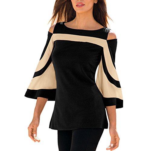 Camisa de Entrenamiento Mujer Hombro Frío Manga Larga Pull-Over Tops Blusa Camisa Camisa de Entrenamiento Mujer Hombro Frío Manga Larga Pull-Over Tops Blusa Camisa