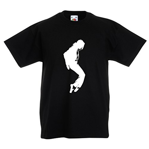 Camisas para niños Me Encanta MJ - Ropa de Club de Fans, Ropa de Concierto (3-4 Years Negro Blanco)