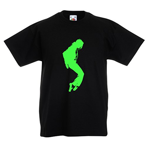Camisas para niños Me Encanta MJ - Ropa de Club de Fans, Ropa de Concierto (3-4 Years Negro Verde) Camisas para niños Me Encanta MJ - Ropa de Club de Fans, Ropa de Concierto (3-4 Years Negro Verde)