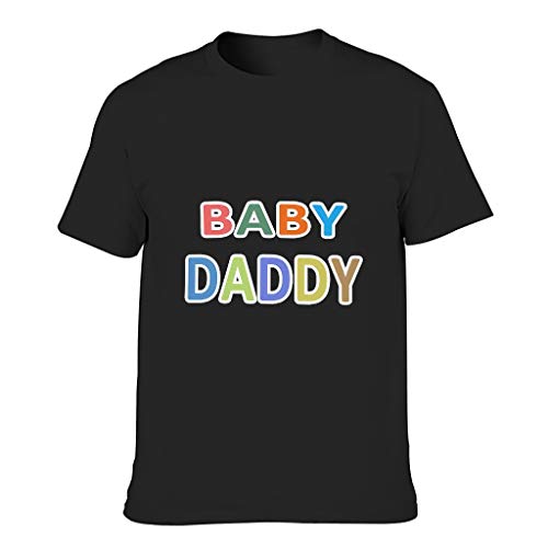 Camiseta de algodón para hombre y bebé, para vacaciones negro XXXXL Camiseta de algodón para hombre y bebé, para vacaciones negro XXXXL