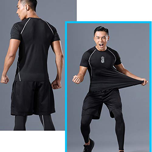 Camiseta De Compresión Deportiva para Hombre Ropa Deportiva De Manga Larga De Transpirable Y Secado Rápido Correr Gym Entrenamiento Ciclismo Invierno Chándales Sudadera con Cremallera A,XXL Camiseta De Compresión Deportiva para Hombre Ropa Deportiva De Manga Larga De Transpirable Y Secado Rápido Correr Gym Entrenamiento Ciclismo Invierno Chándales Sudadera con Cremallera A,XXL