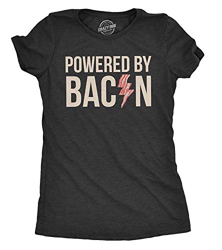 Camiseta de desayuno con proteína de tocino, para mujer I5. L Camiseta de desayuno con proteína de tocino, para mujer I5. L