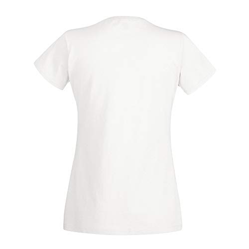 Camiseta de Fruit of the Loom para mujer, ajustada, de distintos colores, de algodón, manga corta Naranja naranja Medium Camiseta de Fruit of the Loom para mujer, ajustada, de distintos colores, de algodón, manga corta Naranja naranja Medium
