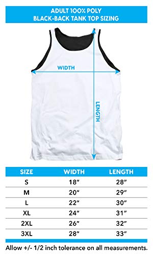 Camiseta de Tirantes de la Liga de la Justicia de la Película WW Profile Unisex Adulto Sublimado Negro para Hombres y Mujeres - Blanco - X-Large Camiseta de Tirantes de la Liga de la Justicia de la Película WW Profile Unisex Adulto Sublimado Negro para Hombres y Mujeres - Blanco - X-Large