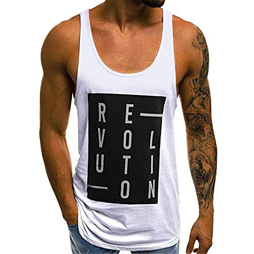 Camiseta de Tirantes Deportiva Hombre Tirantes Culturismo Fitness Deportiva. Ropa Deporte Masculina para Entrenar Gym Cómodo Fitness Top Camiseta de Tirantes Deportiva Hombre Tirantes Culturismo Fitness Deportiva. Ropa Deporte Masculina para Entrenar Gym Cómodo Fitness Top