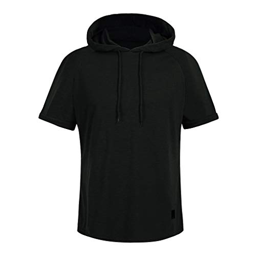 Camiseta Hombre Verano Manga Corta Color sólido Sudadera con Capucha Moda Diario Slim Fit Casual Camiseta T-Shirt Polos Blusas Camisas Suave básica Camiseta Tops vpass Camiseta Hombre Verano Manga Corta Color sólido Sudadera con Capucha Moda Diario Slim Fit Casual Camiseta T-Shirt Polos Blusas Camisas Suave básica Camiseta Tops vpass