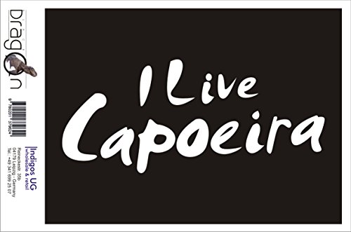 Camiseta hombres blancos - I Live Capoeira - XXL