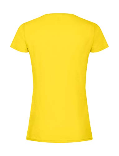 Camiseta – Listen Music Tiger auriculares – Camiseta para mujer y mujer amarillo XXL