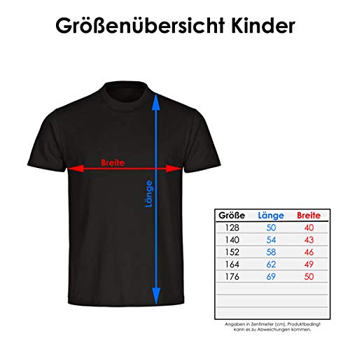 Camiseta para niños con texto en alemán "So gut kann nur Mats, color negro, talla 128 hasta 176 Negro 128 cm