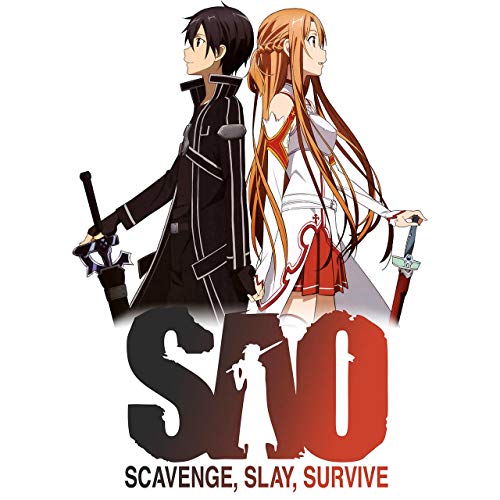 Camiseta Serie Manga y Anime Niño - Unisex Sword Art Online, Sao (Blanco, 5 años)