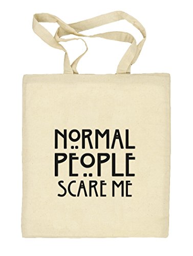 Camiseta street24, AHS – Normal People Scare Me, natural Bolsa de tela bolsa yute (Talla Única), naturaleza, Camiseta street24, AHS – Normal People Scare Me, natural Bolsa de tela bolsa yute (Talla Única), naturaleza,