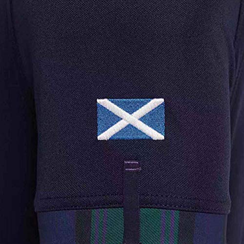 Camisetas de rugby de la Copa Mundial de Japón 2019 Escocia Escocia Jersey POLO camiseta Camisetas para hombre, Entrenamiento de competición Hombres-Sudadera de atleta Unisex Transpirable, regalo pe