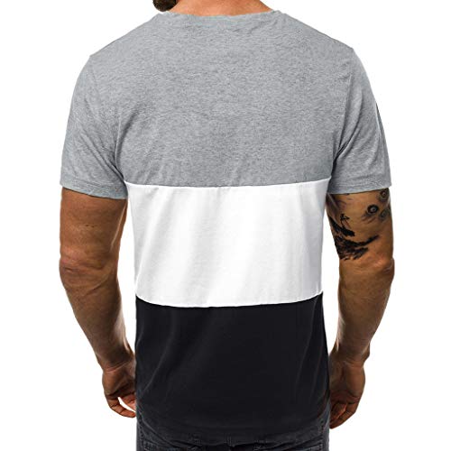 Camisetas Hombre Manga Corta Nuevo Promociones Blusa Impresión Tops Hombre Verano Reducción de Precio