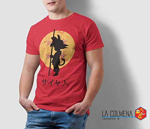 Camisetas La Colmena 164 - Looking for The Dragon Balls (ddjvigo) (Roja, L)