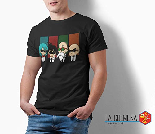 Camisetas La Colmena - 2239-Reservoir Kame -Dragon Ball - Reservoir Dogs (Melonseta) XL